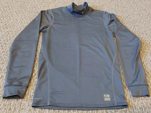 Nike Pro Fit Dry Men's Medium Gray Long Sleeve Shirt - Picture 1 of 5