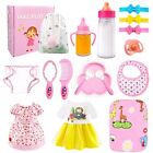 Baby Doll Accessories - Feeding and Caring Set with Bottles Doll Diaper and C...