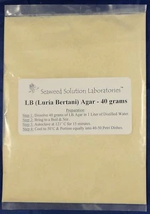 LB (Luria Bertani) Ager 40 Gramm - ideal für Wissenschaftsmesseprojekte! - Bild 1 von 3