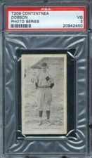 1910 T209 Contentnea Photo Series Frank Dobson PSA 3 Fayetteville Highlanders