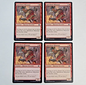 MTG Spinehorn Minotaur (MH1 Modern Horizons) 147/254 (NEAR MINT) (4X) - Picture 1 of 2
