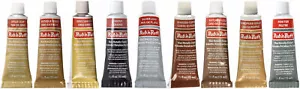 Amaco Rub 'N Buff Wax Metallic Finish, 9 Color Assortment, All Available Colors - Picture 1 of 2