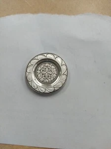 Puppenhaus Miniatur Vintage Sterling Silber frühgotische Platte, 1:12 - Bild 1 von 3