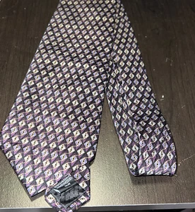 Alessandro Magno Funky Print Classy Sharp Fancy Fashion Men's Necktie Tie - Picture 1 of 12