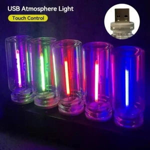 Retro Car USB Touch Control LED Night Light Bulb Interior Atmosphere Lamp - Picture 1 of 14