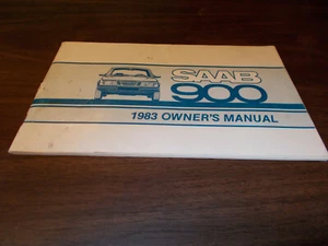 1983 Saab 900 Original Owner's Manual - Picture 1 of 2