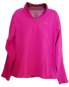 THE NORTH FACE Fleece Sweatshirt Jacke Damen Gr. M 1/4 Zip Pullover rosa neuwertig - Bild 1 von 6