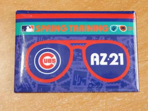 CHICAGO CUBS MLB 2021 OFFICIAL SPRING TRAINING TEAM MAGNET SLOAN PARK ARIZONA Cover