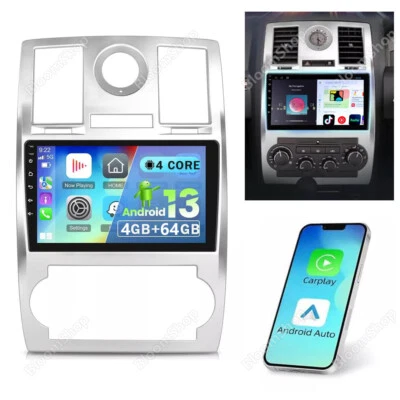 For Chrysler 300C 2004-2007 Android 13 Carplay Car Stereo Radio GPS Navi WIFI BT - Image 1 of 4