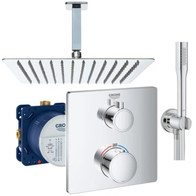 Grohe Unterputz Duscharmatur Grohtherm Duschset Kopfbrause Inkl. THERMOSTAT✅ - Bild 1 von 4