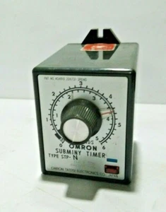 OMRON STP-N SUBMINY TIMER MOTOR DRIVEN TIMER PAT NO. 404810 226731 3PEND. - Picture 1 of 5