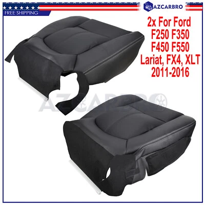Cubierta de asiento perforada para conductor y pasajero para Ford F450 y F550 Super Duty 2011-16 Foto 1 de 4