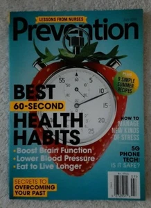 Prevention July 2020 Magazine Book- Best 60-Second Health Habits Issue - NEW - Picture 1 of 1