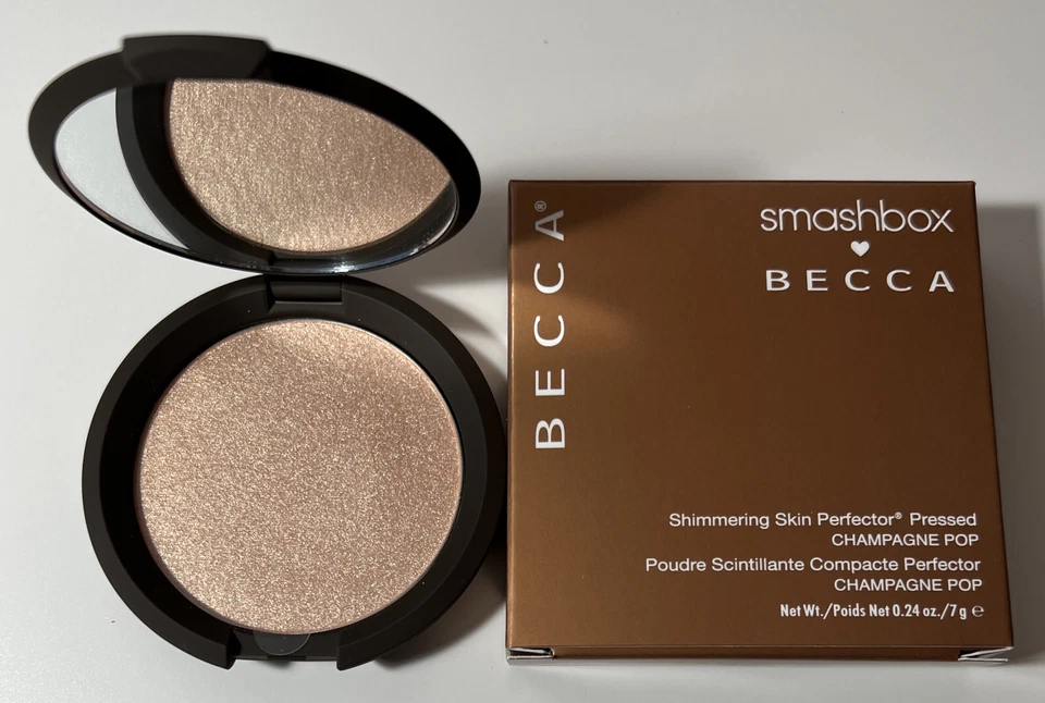 Smashbox x BECCA Champagne Pop Shimmering Skin Perfector Pressed New in Box - Image 1 of 1