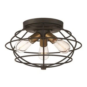Designers Fountain Jax Flushmount in Vintage Bronze - 1260-VB - Picture 1 of 1