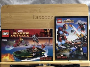 Lego 76006 SOLO MANUALE - Marvel Iron Man Extremis Sea Port Battle con FUMETTO BONUS - Foto 1 di 5