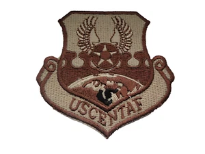 Aufnäher  US-Air Force  USCENTAF   ca7.5x8  cm in tarn - Picture 1 of 1