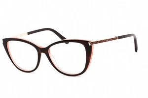 SWAROVSKI SK5414 069 Eyeglasses Shiny Bordeaux Frame 53mm - Picture 1 of 4