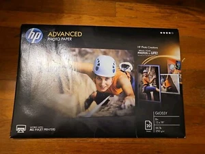 NOWY HP Advanced papier fotograficzny błyszczący CR696A 66 lb 20 arkuszy zapieczętowanych B+ 13x19" - Zdjęcie 1 z 4