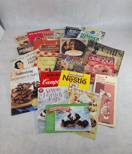 Lot of 21 Vintage Plus Assorted Recipe Pamphlets Campbell's Nestlé Pillsbury - Picture 1 of 5