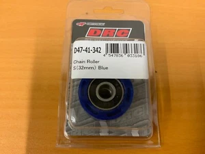 DRC CHAIN ROLLER SIZE 32 MM BLUE FOR MX MOTOX ENDURO BIKES - Picture 1 of 2