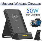 Ulefone 50W QI Wireless Charging Stand for Armor 23 Ultra iPhone Xiaomi Samsung