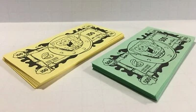 Bob Esponja Pantalones Cuadrados Operación Juego Piezas de Repuesto PAPEL DINERO PARA JUGAR Foto 1 de 3