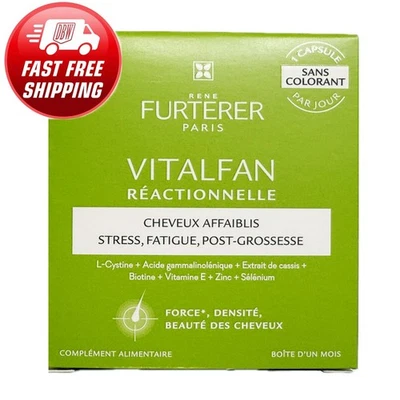 Rene Furterer Vitalfan Reactional  Supplement Thinning Hair 30 Capsules - Image 1 of 4
