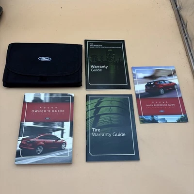 2012 Ford Focus Owners Manual Quick reference guide With case - Image 1 of 4