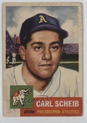 1953 Topps Carl Scheib #57 - Image 1 of 2