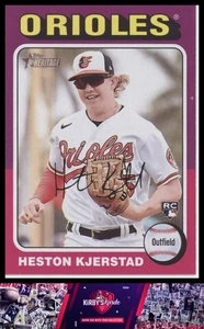 2024 Topps Heritage #327 Heston Kjerstad RC - Picture 1 of 2