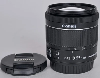 Canon EF-S 18-55mm f4-5.6 IS STM APS-C Compact All Purpose Zoom - Image 1 of 4