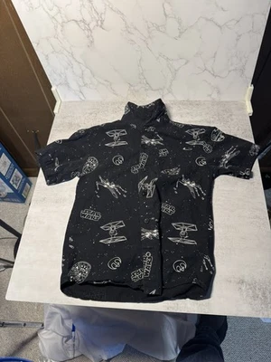 Star Wars Niños 7/8 Estampado Completo Manga Corta Abotonada Foto 1 de 4