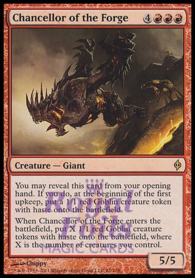 Chancellor of the Forge 1x FOIL NPH MTG New Phyrexia Rare MINT red - Image 1 of 1