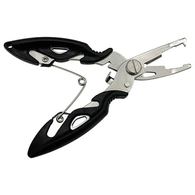 Fishing Pliers Fish Clamping Plier Outdoor Fishing Ring Cutters Fish Hook Sciss - Image 1 of 4