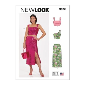 NEW LOOK 6741 Vestido Misses Mujer Dos Piezas PATRÓN COSTURA 6-18 PRECIOS FLASH - Imagen 1 de 6