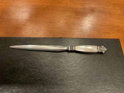 Abridor de letras Georg Jensen Dinamarca patrón acanto plata de ley Foto 1 de 4