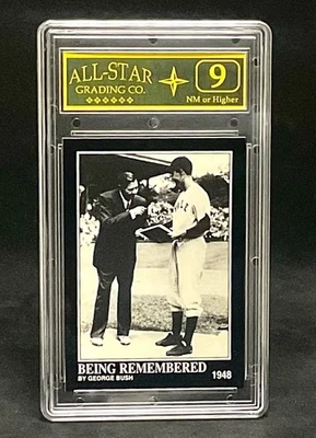 1992 Megacards Babe Ruth Collection #149 Baseball Card(Graded ASG 9) - Image 1 of 2