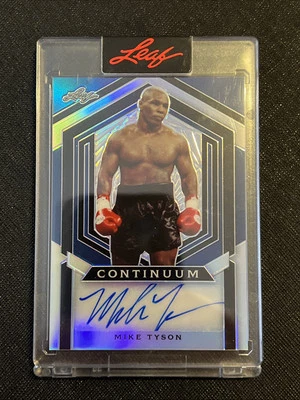Mike Tyson - AUTOGRAPH /393 - 2023 Leaf Continuum - BOXING - Image 1 of 2
