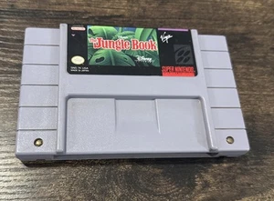 Disney The Jungle Book Super Nintendo SNES Game Cartridge Tested Nice Cart - Picture 1 of 3