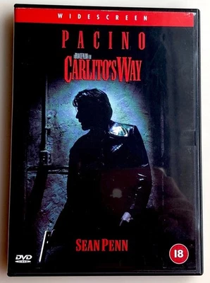 CARLITO'S WAY 1993 REGION 2 DVD AL PACINO SEAN PENN DRAMA THRILLER - Image 1 of 4