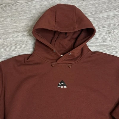 Nike ACG Therma-FIT Pullover Polar Sudadera con Capucha Bueyes Marrón DH3087-217 Hombres Talla Grande Foto 1 de 4