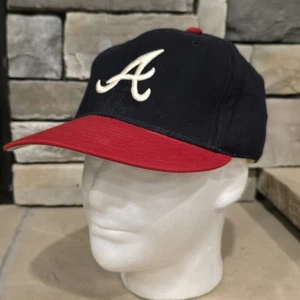 Cappello Vintage Atlanta Braves New Era 5950 Modello Pro 7 5/8 Diamond Col. Lana made in USA - Foto 1 di 9
