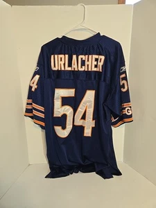 Maglia Chicago Bears Brian Urlacher # 54 Uomo 2XL (54) Blu Reebok - Foto 1 di 8