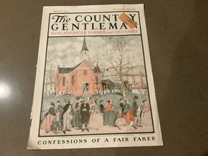 Vintage Country Gentleman April 1, 1922 Magazine Cover Frame - Picture 1 of 3