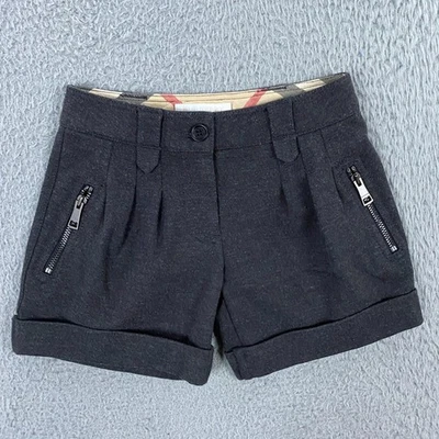 Pantalones Cortos Burberry Niños Talla 4T Chino Plisado Puños Cuadros Nova Preppy Niño Pequeño Foto 1 de 4