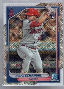 * 2024 Bowman Chrome - Mojo Refractors#81 - NOLAN SCHANUEL - Picture 1 of 2
