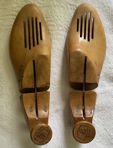 Vintage Florsheim Solid Wood Shoe Tree Stretchers Used - Men's Size 8D - Picture 1 of 6