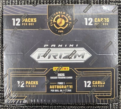 Caja de pasatiempos de fútbol Copa Mundial de Clubes de la FIFA 2025 Panini Prizm Foto 1 de 2