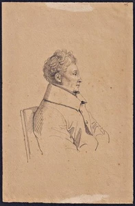 Isidore Pils - Retrato joven joven joven dibujo diseño - Imagen 1 de 1